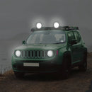 Kit com 10 Faróis de Milha Off-Road 14 LEDs Redondo - 42W de Potência