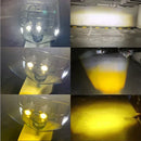 Par de Faróis de Milha LED para Motocicleta – Potência de 10.000 Lúmens com Luz Alta e Baixa