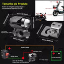 Par de Faróis de Milha LED para Motocicleta – Potência de 10.000 Lúmens com Luz Alta e Baixa