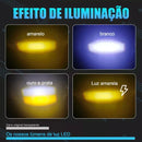 Par de Faróis de Milha LED para Motocicleta – Potência de 10.000 Lúmens com Luz Alta e Baixa